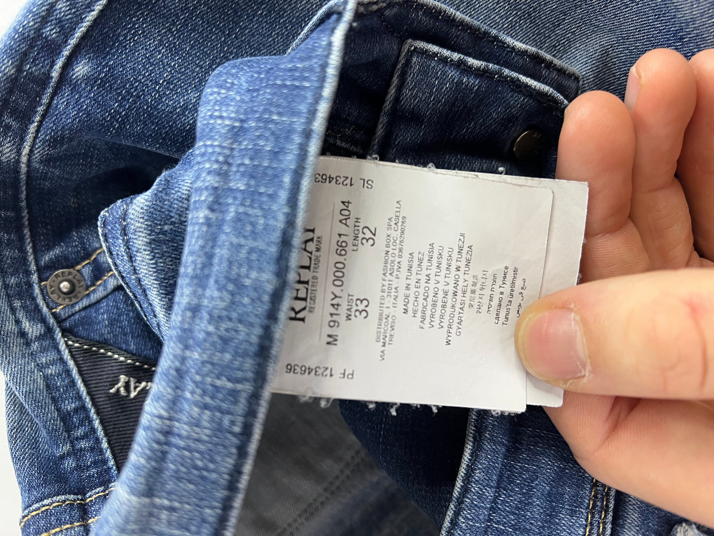 Replay Anbass Jeans 33/32