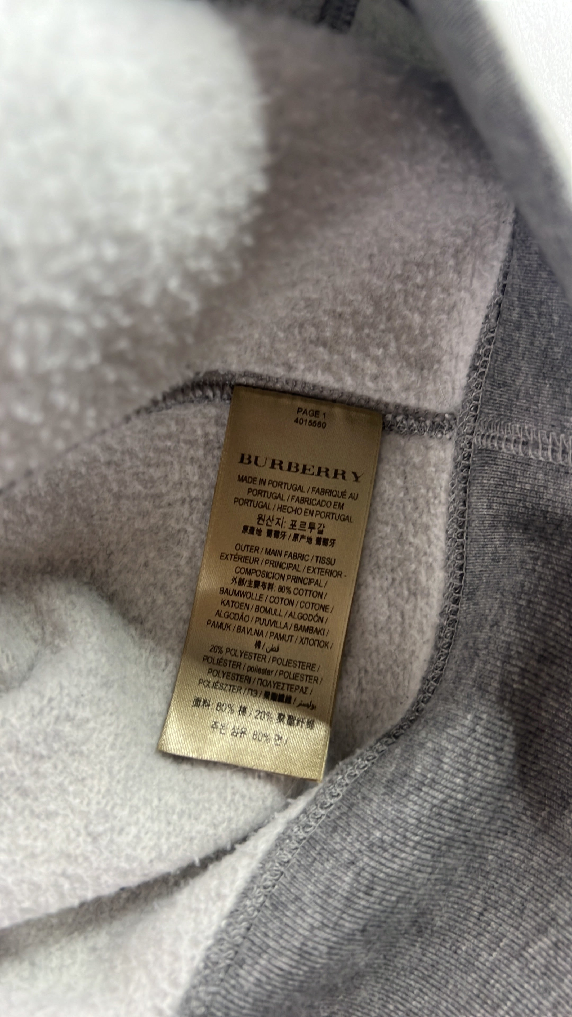 Burberry Zip Hoodie
