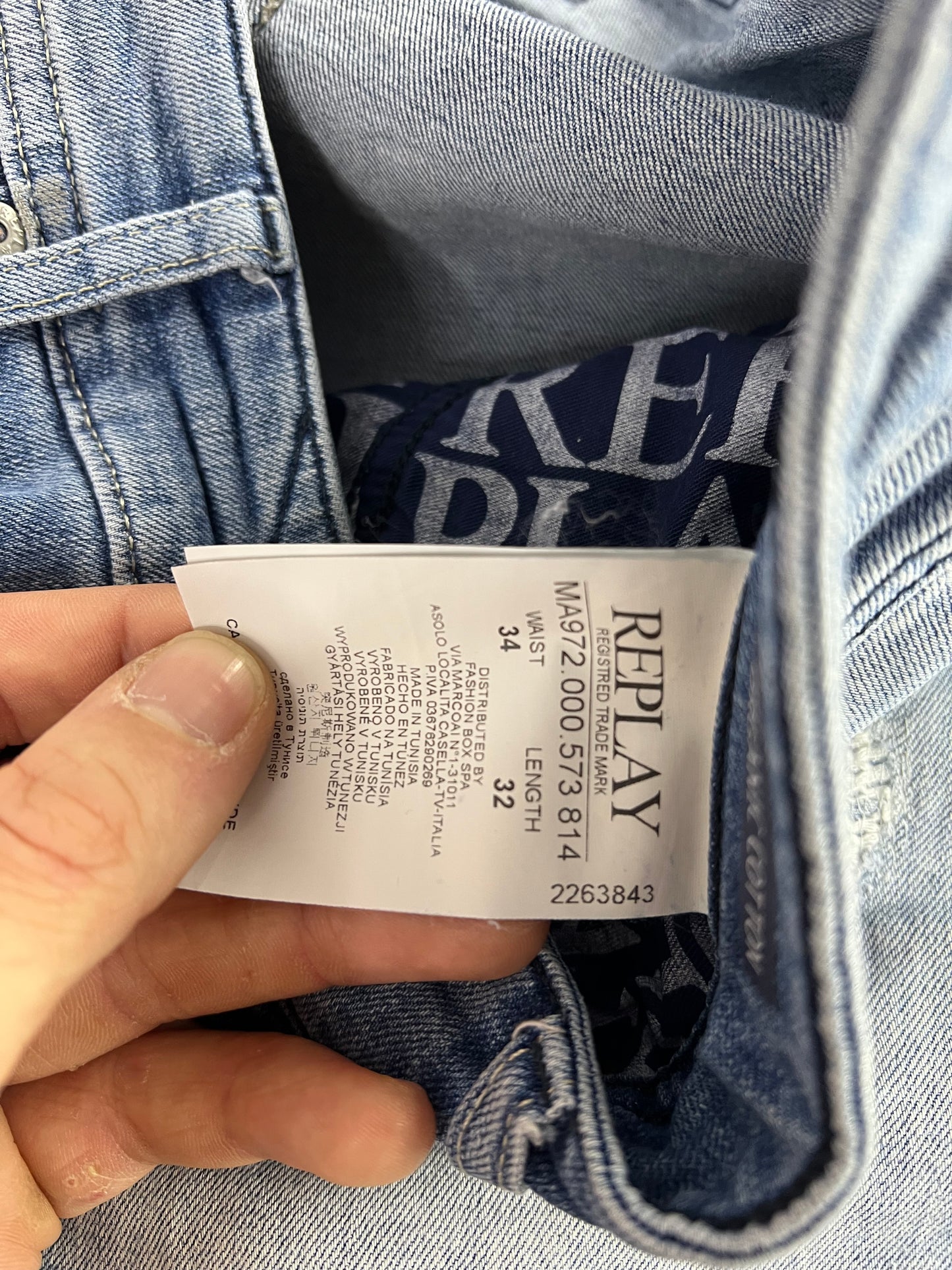 Replay Grover Jeans 34/32