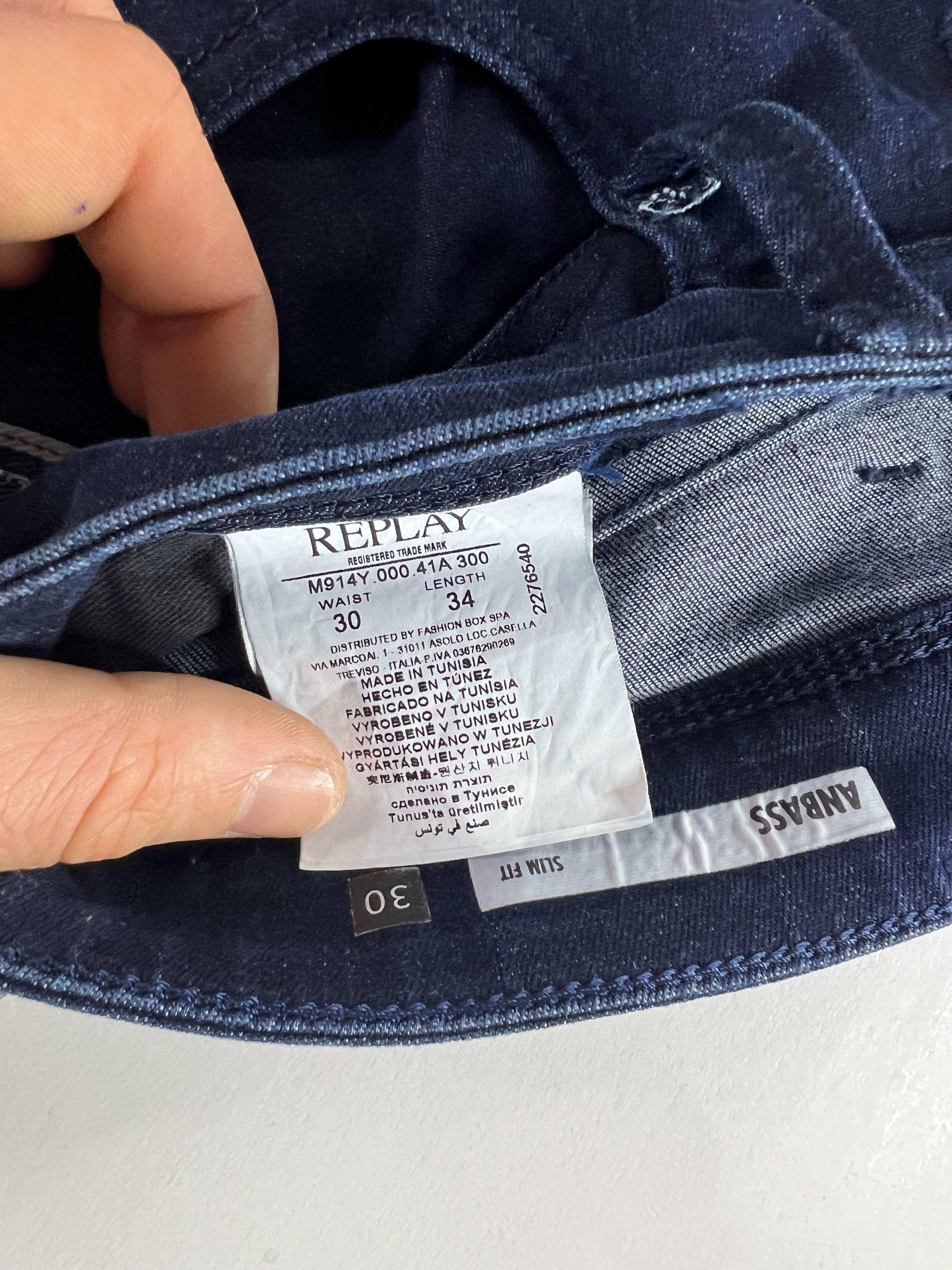 REPLAY ANBASS JEANS  30/34